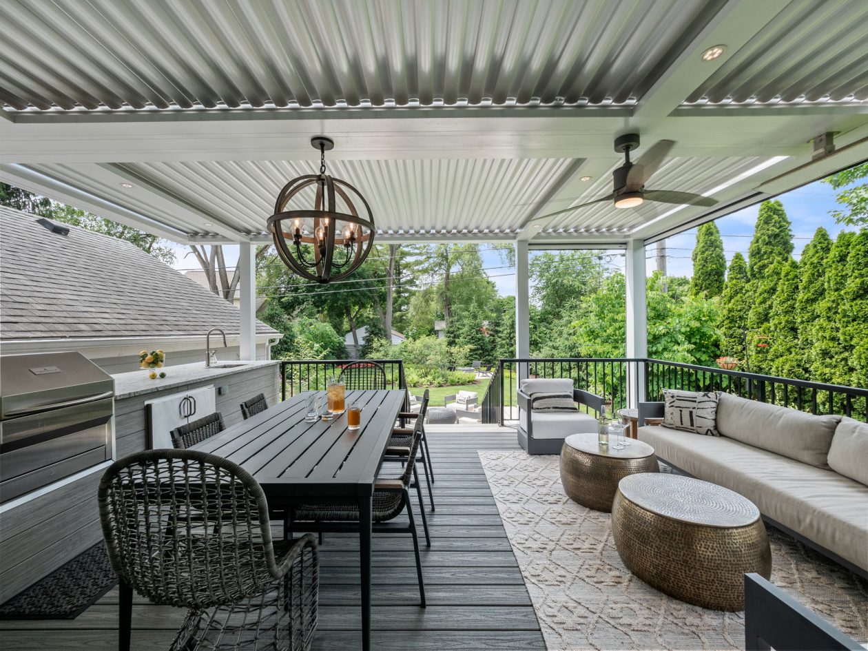 Northville Residence – Back Yard Retreat | Great Oaks Landscape