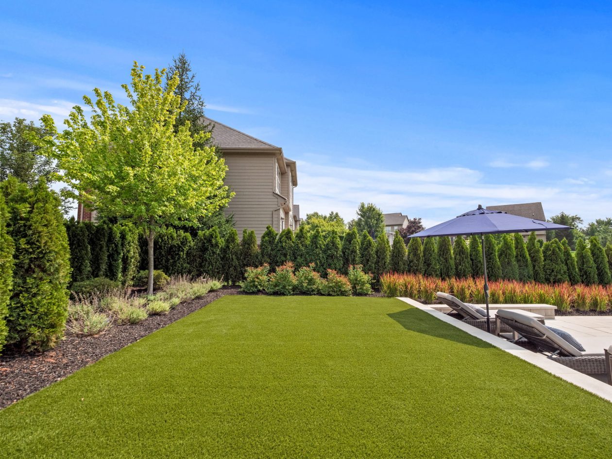 South Lyon Back Yard Pool & Patio | Great Oaks Landscape