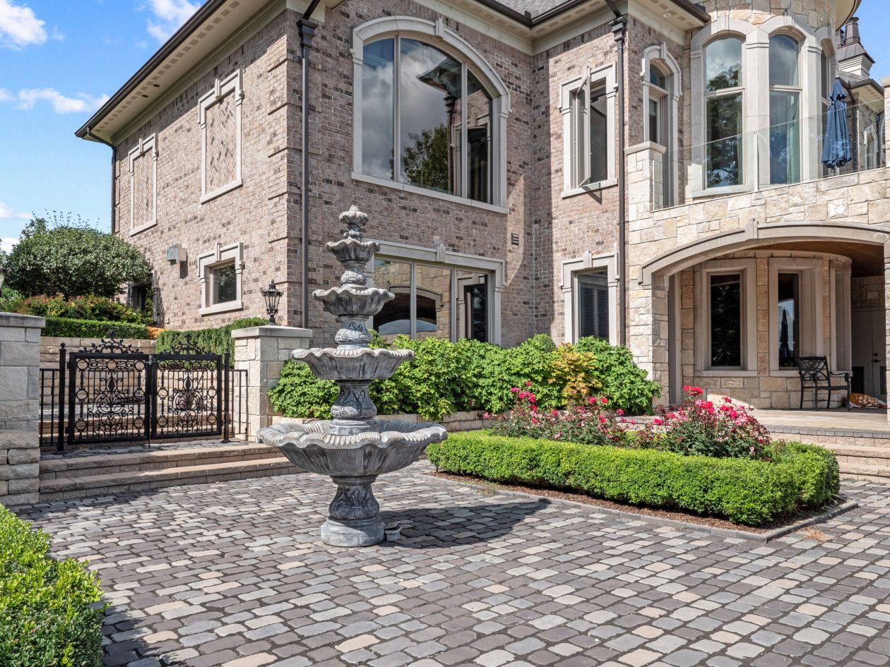 Orchard Lake Limestone Chateau | Great Oaks Landscape