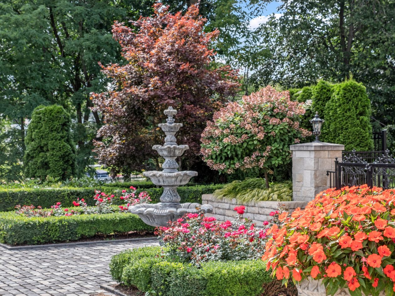 Orchard Lake Limestone Chateau | Great Oaks Landscape