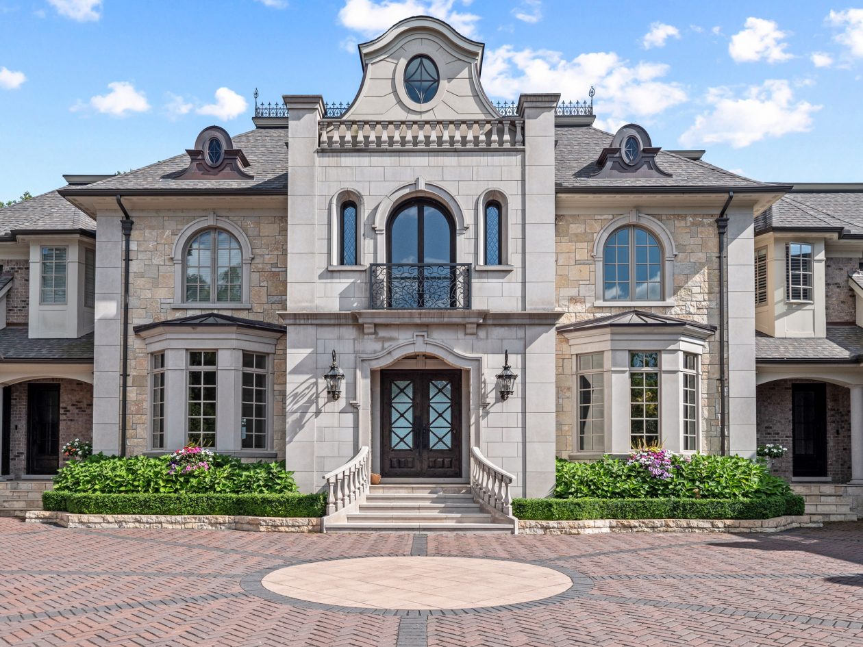 Orchard Lake Limestone Chateau | Great Oaks Landscape